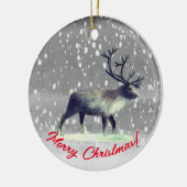 Décoration En Céramique Rennes en hiver (Gauche)