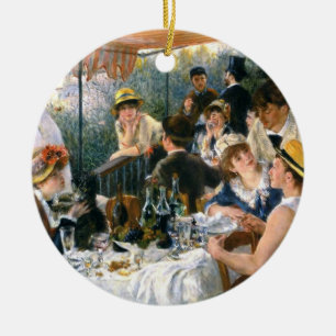 Décoration En Céramique Renoir, "Déjeuner de la fête nautique"