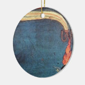 Décoration En Céramique Représentation Bouddhiste Tibétaine Du Tummo (Gauche)