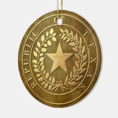 Décoration En Céramique République de joint du Texas (Gauche)