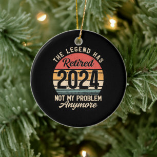 Décoration En Céramique Retraité 2024 Plus Mon Problème