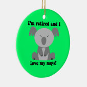 Décoration En Céramique Retraite drôle (Droite)