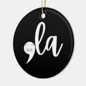 Décoration En Céramique Retro Cat Comma La Kamala Harris 2024 Election (Gauche)