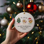 Décoration En Céramique Retro Christmas mignon Photo personnalisée<br><div class="desc">Retro Noël mignon Photo personnalisée Ornement en céramique</div>