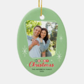 Décoration En Céramique Retro Midsiècle photo moderne Noël (Dos)