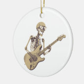 Décoration En Céramique Retro Rock Skeleton Guitar Graphic (Gauche)