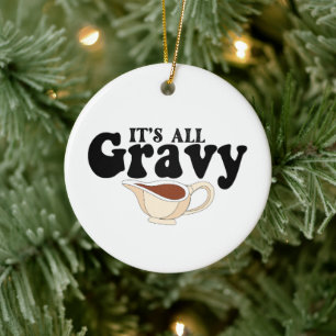 Décoration En Céramique Rétro Son Bébé Tout Gravy Chute Vintage Thanksgivi