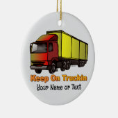 Décoration En Céramique Retro Trucker 2 (Droite)