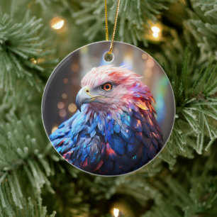 Décoration En Céramique Rêve Américain - Aigle Fantastique