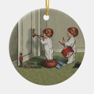 Décoration En Céramique Réveillez-vous son joli enfant de Noël