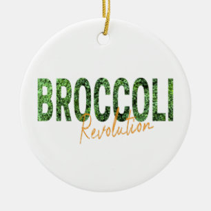 Décoration En Céramique Révolution de Brocoli Végans Légumes et végétarien