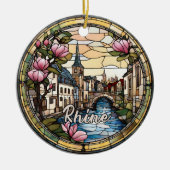 Décoration En Céramique Rhin Allemagne (Devant)