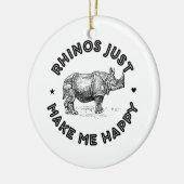 Décoration En Céramique rhinocéros (Gauche)