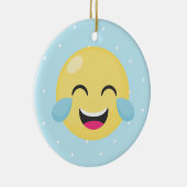 Décoration En Céramique Rire les points bruyants d'Emoji (Droite)