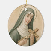 Décoration En Céramique Rita de Cascia (M 015) Circulaire (Gauche)