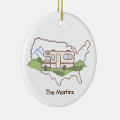 Décoration En Céramique Road Trip USA Orament (Droite)