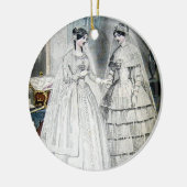 Décoration En Céramique Robe Mariage victorienne (Gauche)