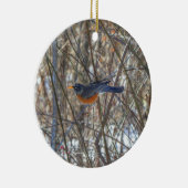 Décoration En Céramique Robin américain (Droite)