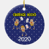 Décoration En Céramique Rochers de Cribbage (Dos)