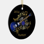 Décoration En Céramique Rock Guitar - Blue (Droite)