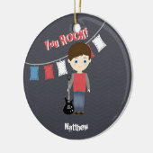 Décoration En Céramique Rock Star Birthday Boy (Gauche)