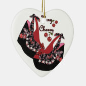 Décoration En Céramique Rockabilly Very Cherry Shoes (Droite)