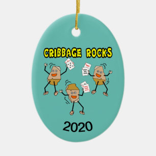 Décoration En Céramique Rocks de Cribbage