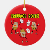 Décoration En Céramique Rocks de Cribbage (Dos)