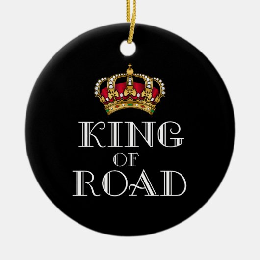 Décoration En Céramique Roi de la route (Devant)