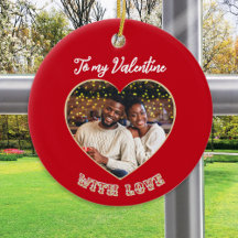 Romantic Valentine's Day Couple Photo Personalized