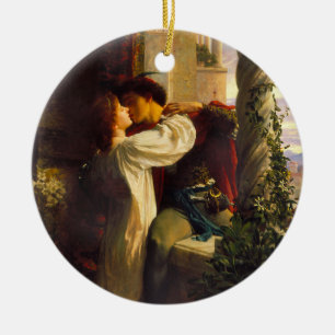 Décoration En Céramique Romeo et Juliet c. 1884 par Sir Frank Dicksee