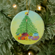Rond de Noël Chat et Souris