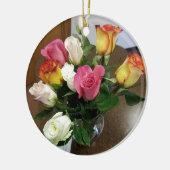 Décoration En Céramique Rose (Gauche)