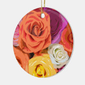 Décoration En Céramique Rose (Gauche)