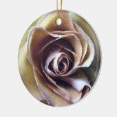 DÉCORATION EN CÉRAMIQUE ROSE (Gauche)