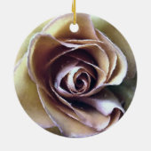 DÉCORATION EN CÉRAMIQUE ROSE (Dos)
