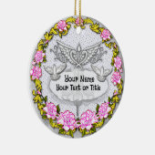 Décoration En Céramique Rose Caduceus (Droite)