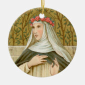 Décoration En Céramique Rose de Lima (BK 020) (Devant)