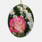 Décoration En Céramique Rose et marguerites (Droite)