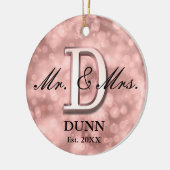 Décoration En Céramique Rose Gold Custom Newlyly (Gauche)