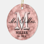 Décoration En Céramique Rose Gold Custom Newlyly (Gauche)