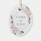 Décoration En Céramique rose jardin fleuri photo mariage (Droite)