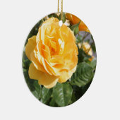 Décoration En Céramique Rose jaune (Droite)