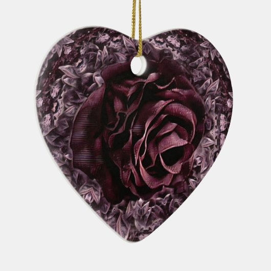 Décoration En Céramique Rose Mandala (Droite)