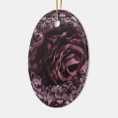 Décoration En Céramique Rose Mandala  (Gauche)