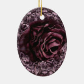 Décoration En Céramique Rose Mandala  (Dos)