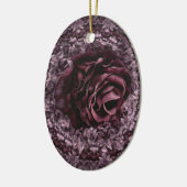 Décoration En Céramique Rose Mandala (Gauche)