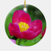 Décoration En Céramique Rose rose chaud (Dos)