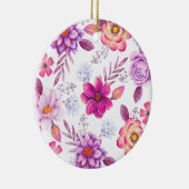 Décoration En Céramique Rose violette (Droite)