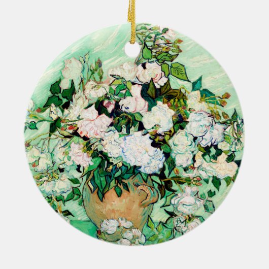 Décoration En Céramique Roses par Vincent van Gogh (Dos)